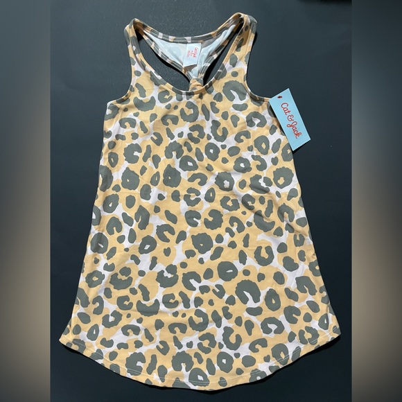 NWT Cat & Jack Animal Print Cover Up Dress Box#9157 - Picture 2 of 7